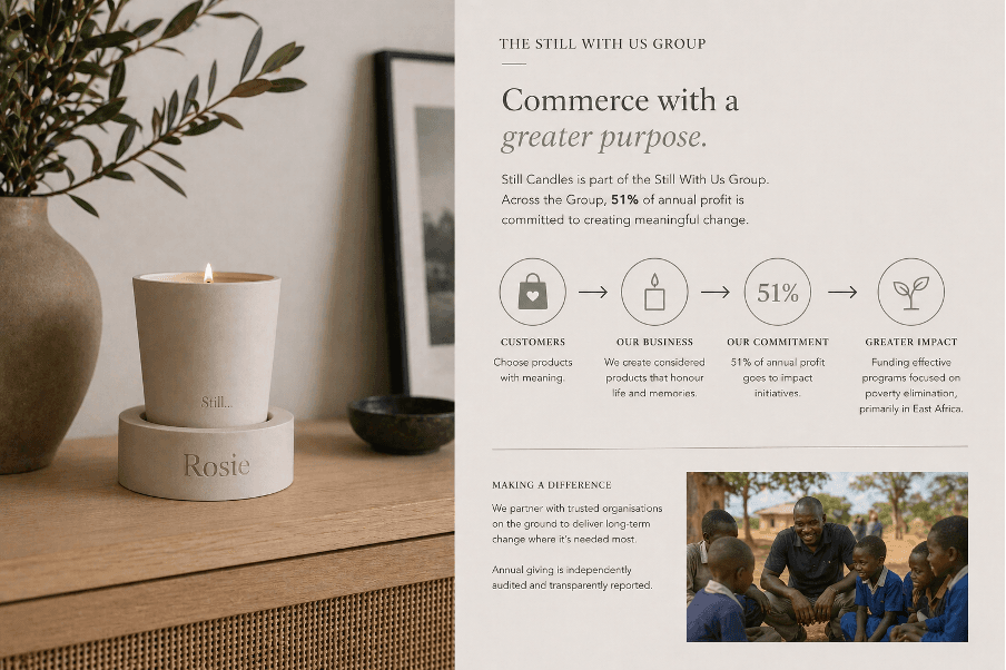 Still… — Commerce with a greater purpose